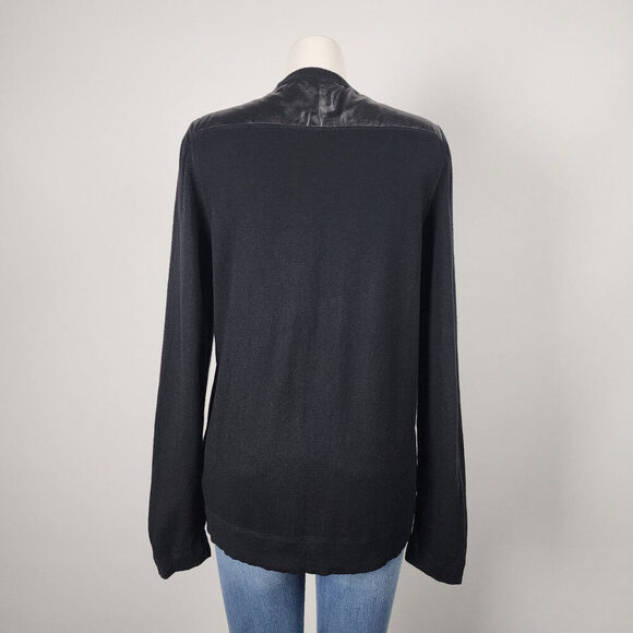 Hugo Boss Black Cotton Silk Cashmere Knit Sweater Size L/XL - Picture 5 of 8